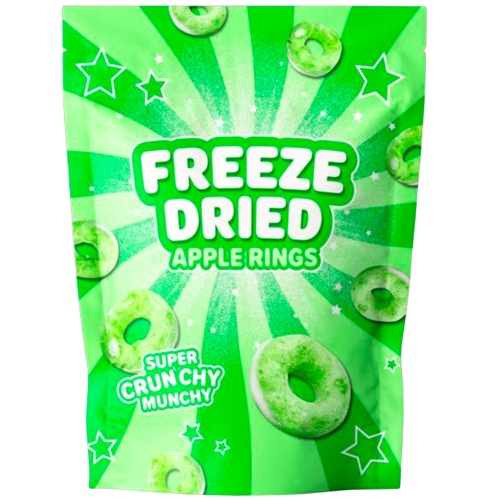 Freeze Dried Mini Apple Rings - My American Shop