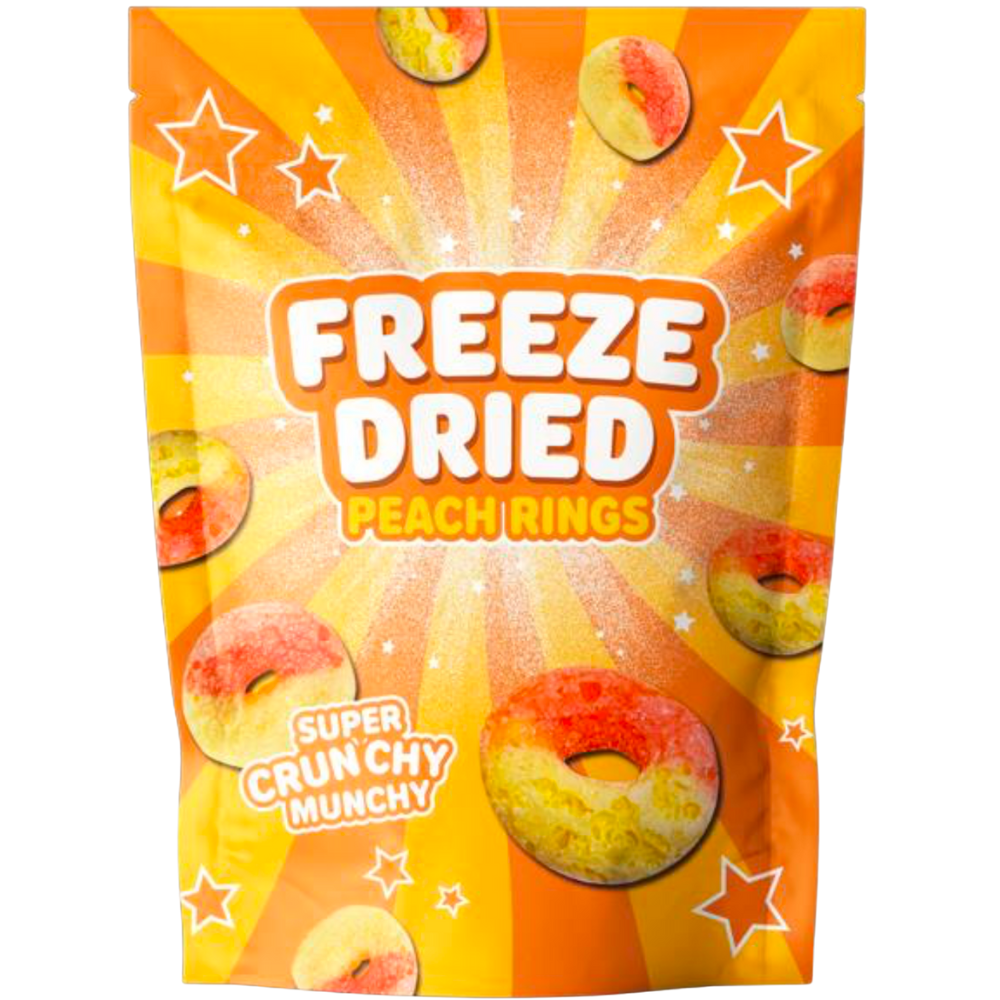 Freeze Dried Mini Peach Rings