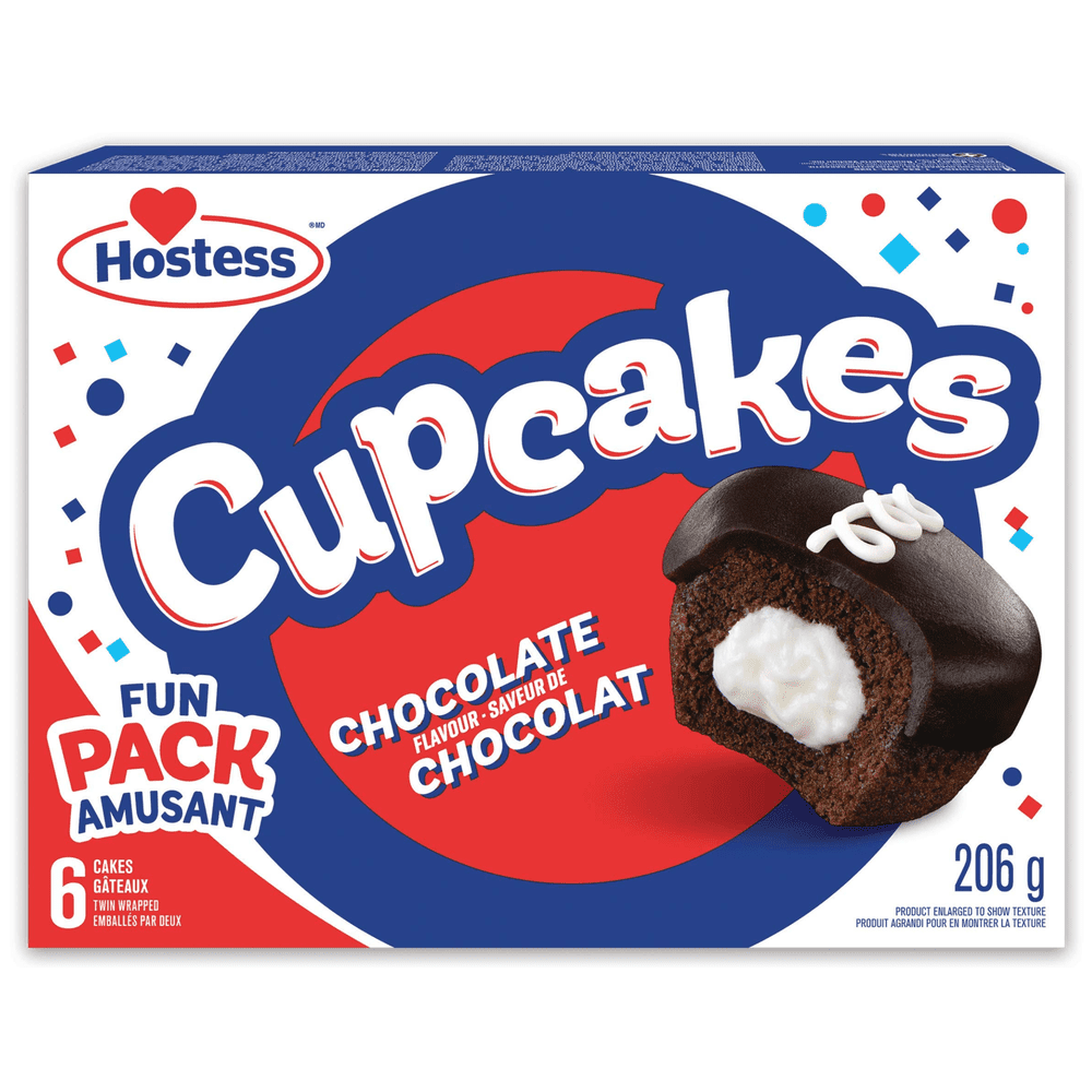 Hostess Cupcakes Chocolate Fun Pack 6 Cakes - My American Shop France