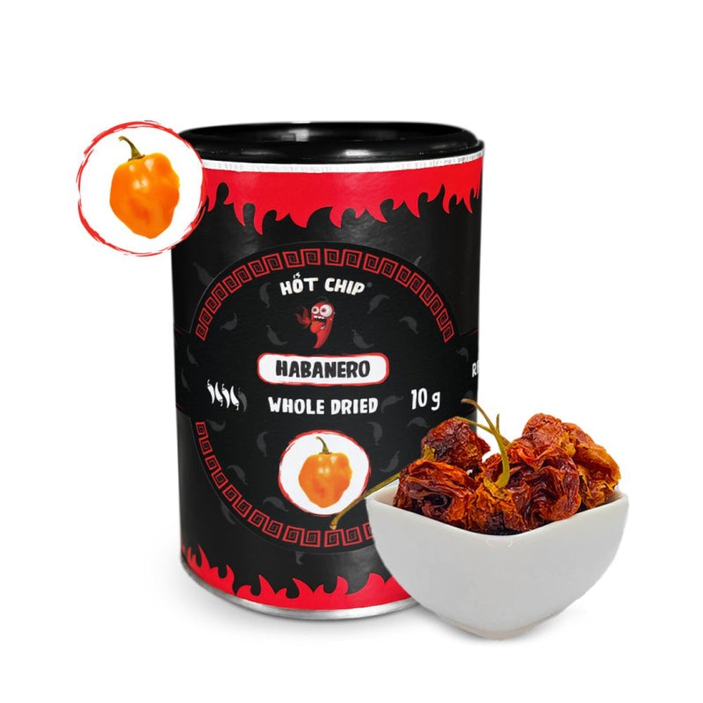 Hot Chip Habanero Dried Pepper Pods