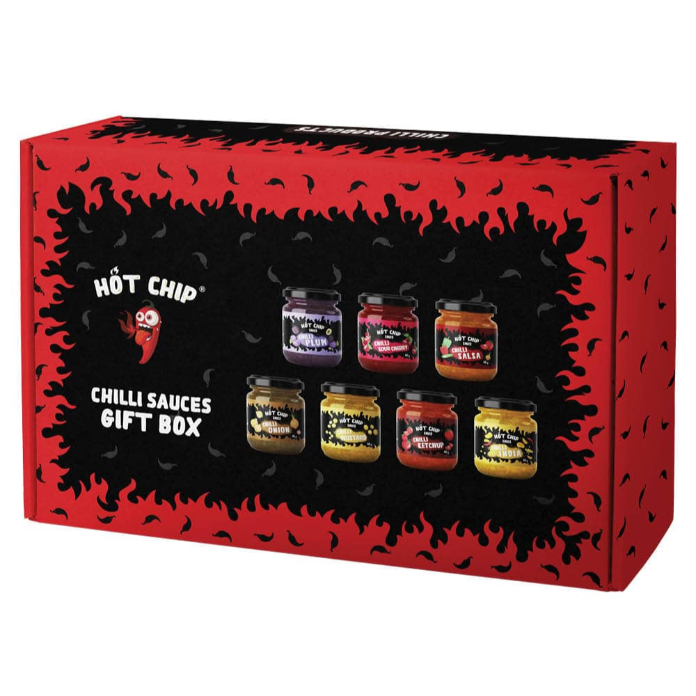 Hot Chip Tasting Box Chilli Sauce - My American Shop