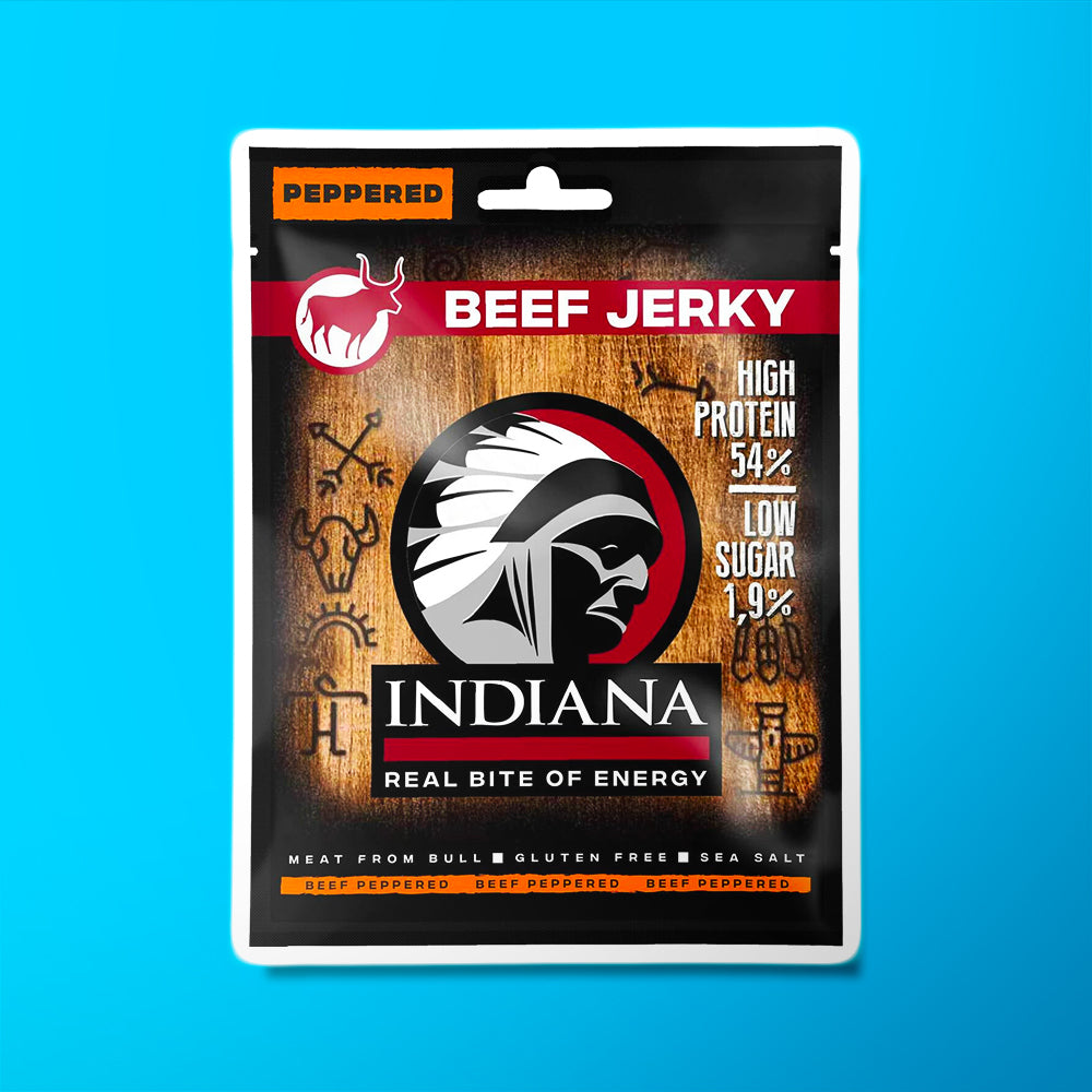 Indiana Beef Jerky Peppered Medium - My American Shop France
