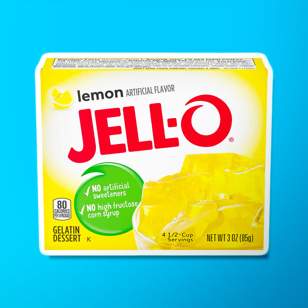 Jell-O Gelatin Lemon - My American Shop France