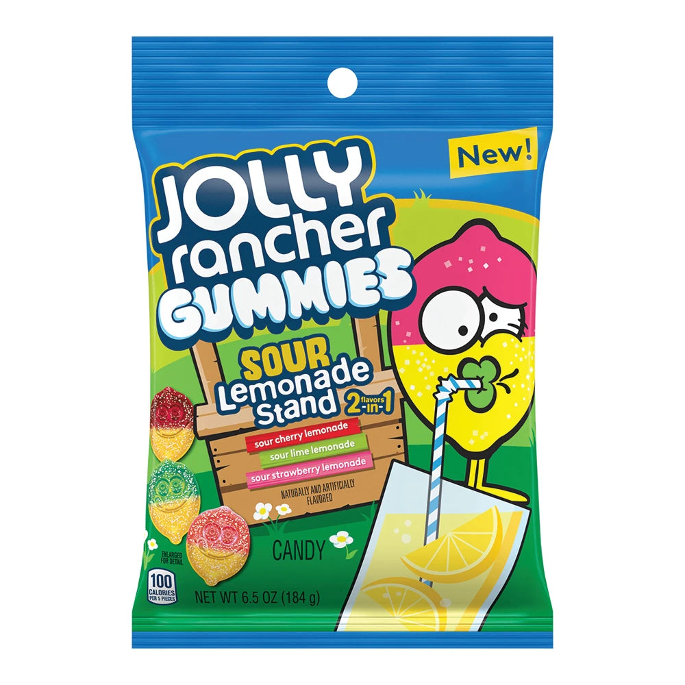 Jolly Rancher Gummies Sour Lemonade - My American Shop France