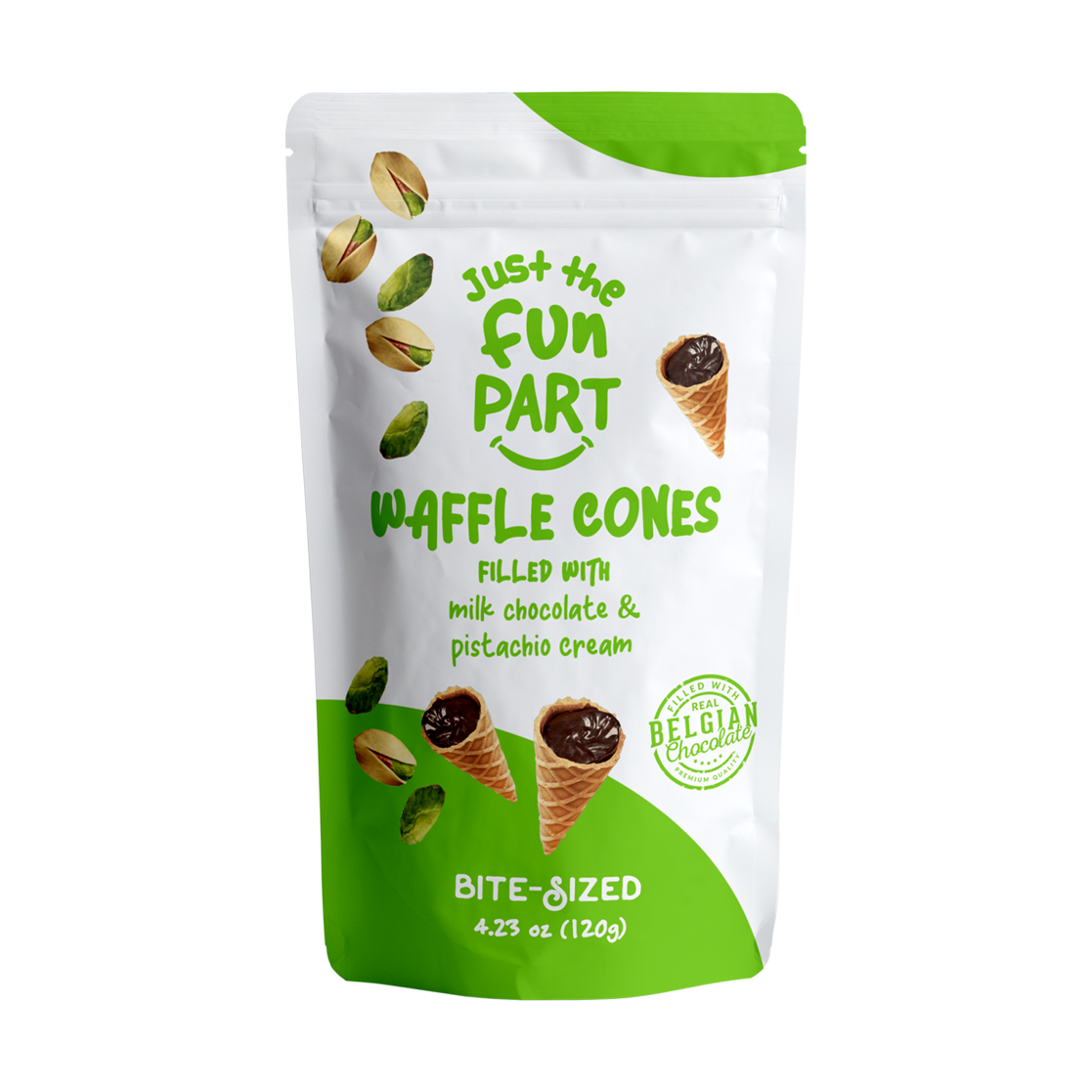 Just The Fun Part Milk Chocolate & Pistachio Cream - My American Shop