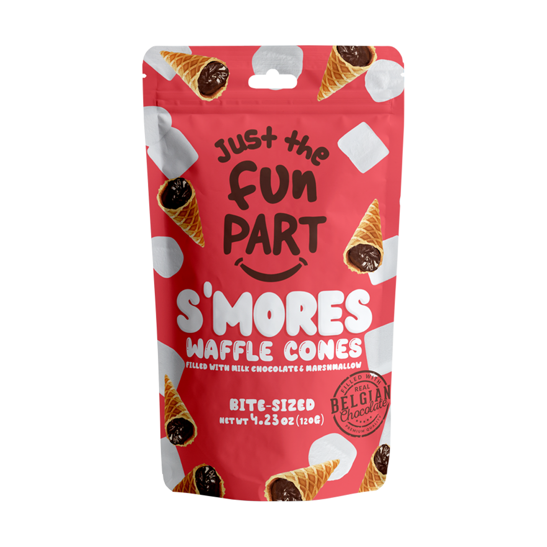 Just The Fun Part S'mores Milk Chocolate & Marshmallow - My American Shop