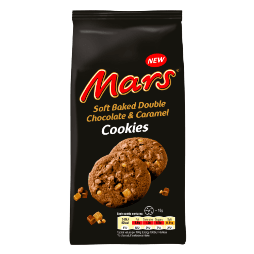 Mars Soft Cookies Double Chocolate & Caramel - My American Shop France