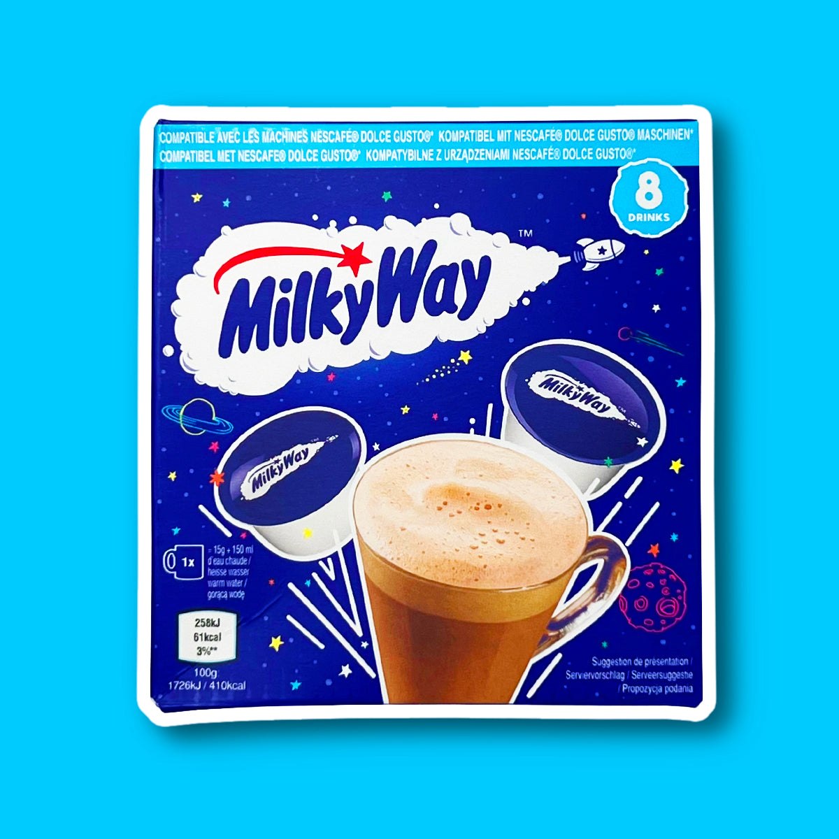 Nescafé Pods Dolce Gusto Milky Way chez My American Shop