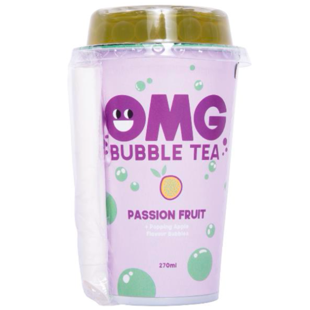 OMG Bubble Tea Passion Fruit Green Apple - My American Shop