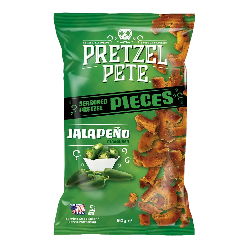 Pretzel Pete Pieces Jalapeno