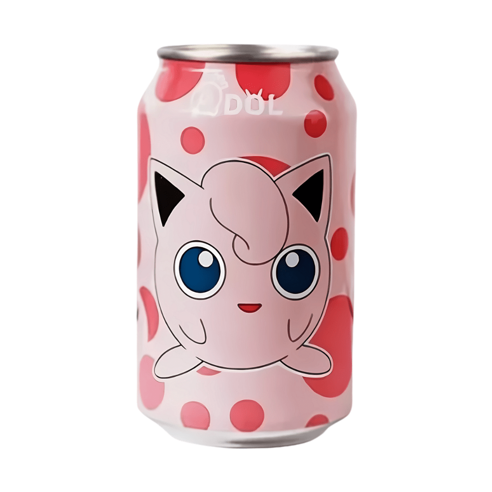 QDOL Pokemon Jigglypuff Peach Flavoured Sparkling Water - My American Shop
