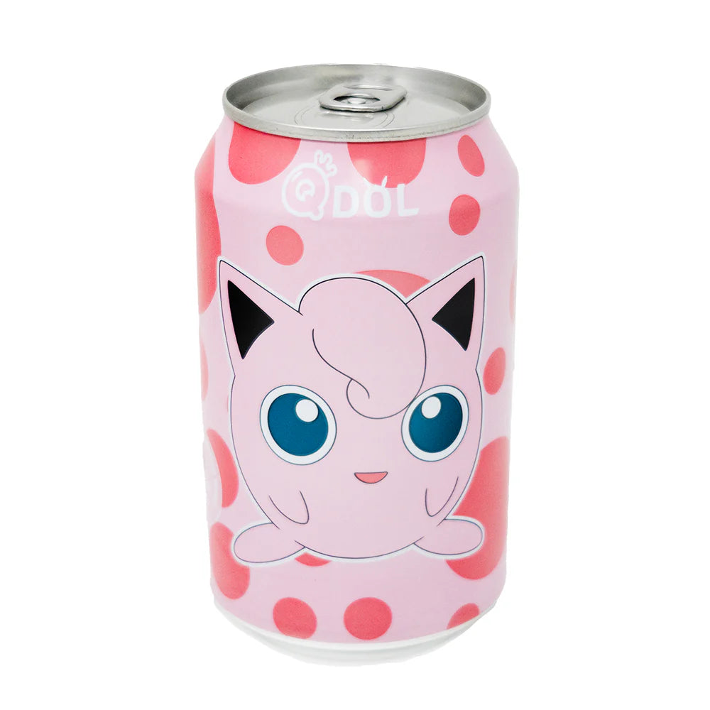 QDOL Pokemon Jigglypuff Peach Flavoured Sparkling Water - My American Shop