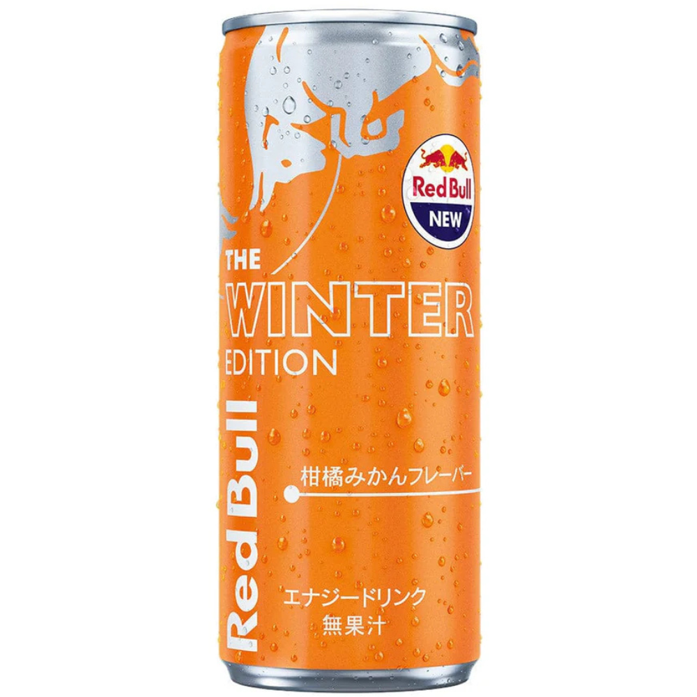 Red Bull Energy Drink Japan The Winter Edition Mandarin - My American Shop