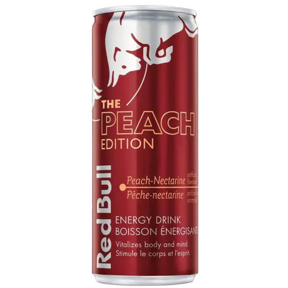 Red Bull Energy Drink Peach - My American Shop