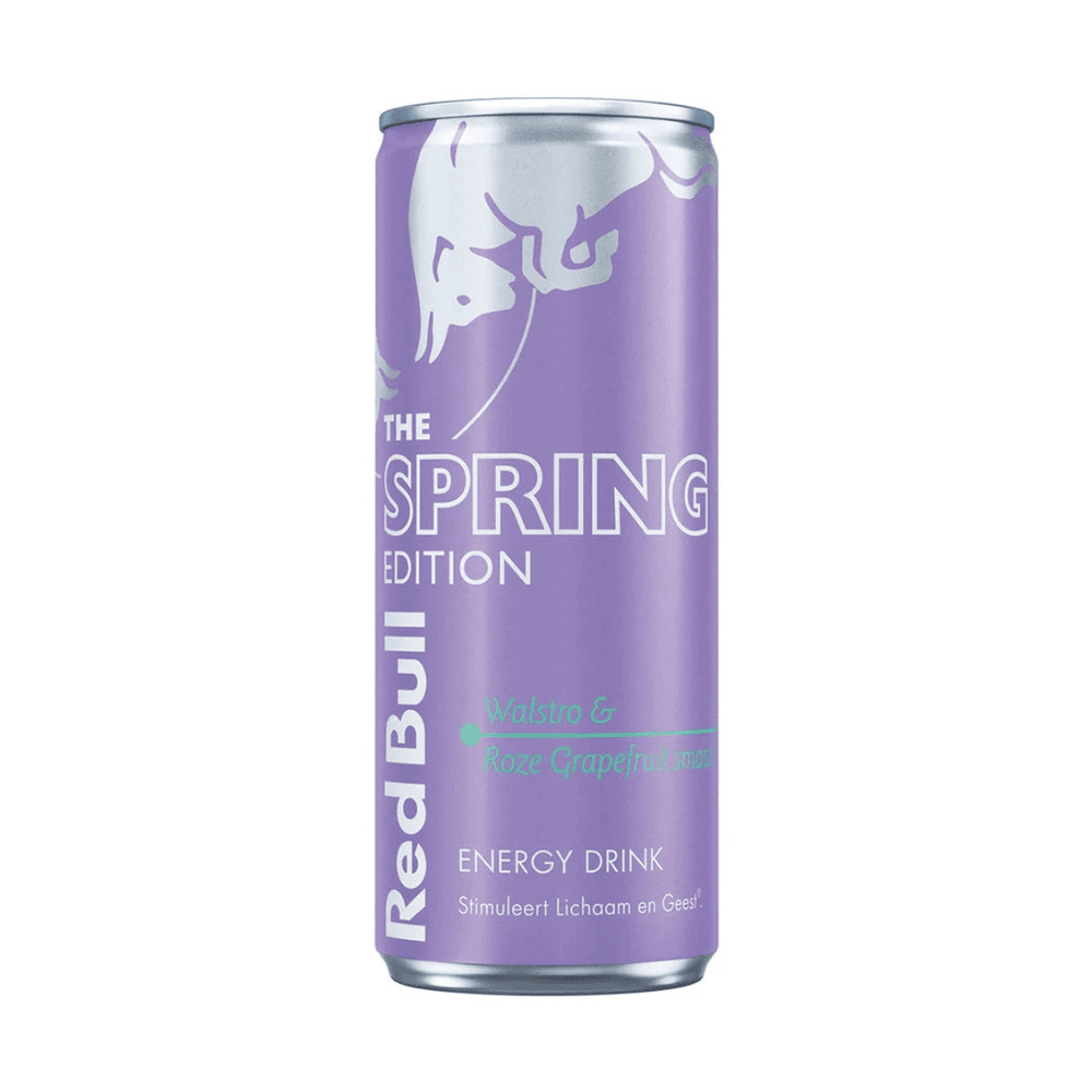 Red Bull Energy Drink Spring Edition Woodruff & Pink Grapefruit