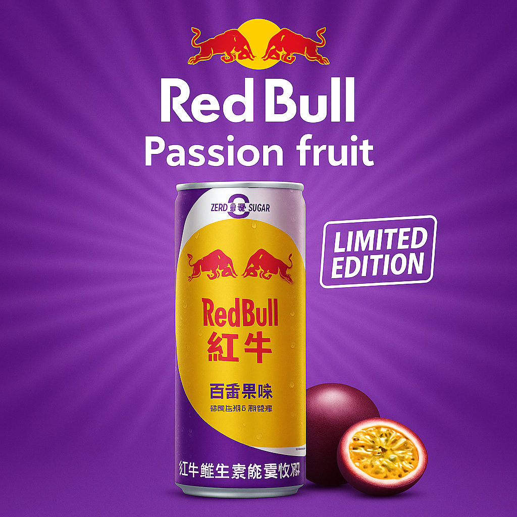 Red Bull Energy Drink Zero Thailand Maracuja - My American Shop