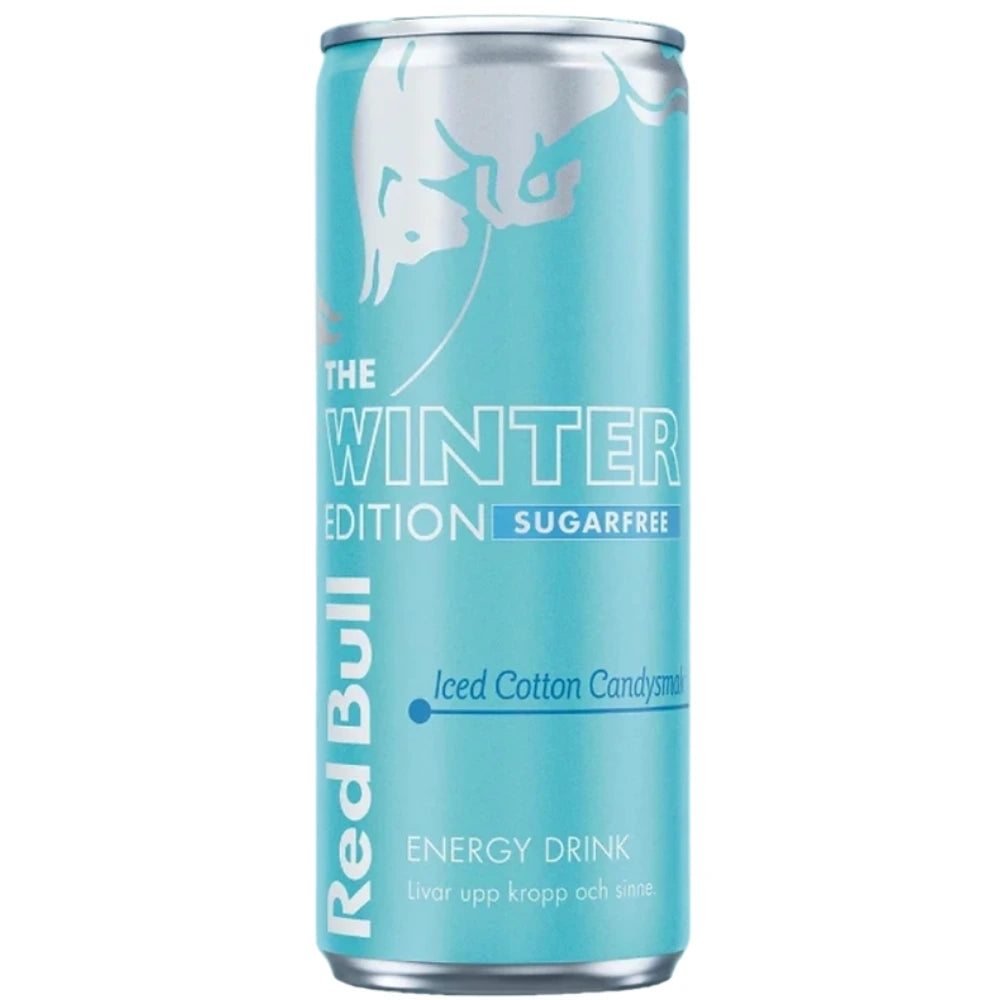 Red Bull The Winter Edition Sugarfree Iced Cotton Candy - My American Shop