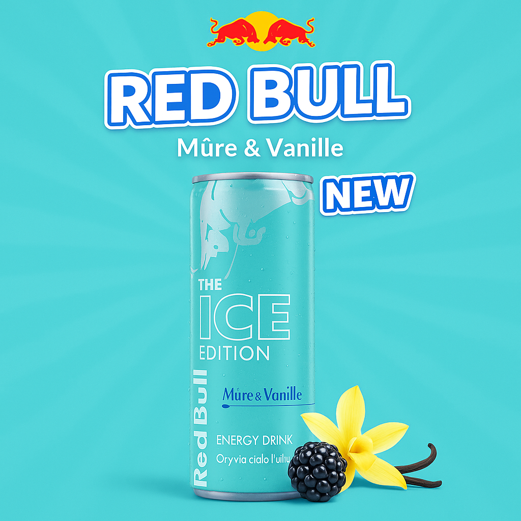 Red Bull Energy Drink Winter Edition Iced Vanilla Berry