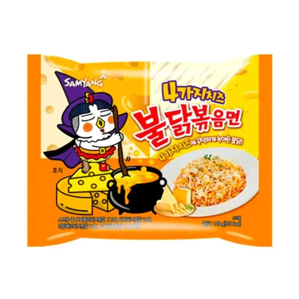 Samyang Ramen 4 Flavors Cheese Fire Chicken Noodle