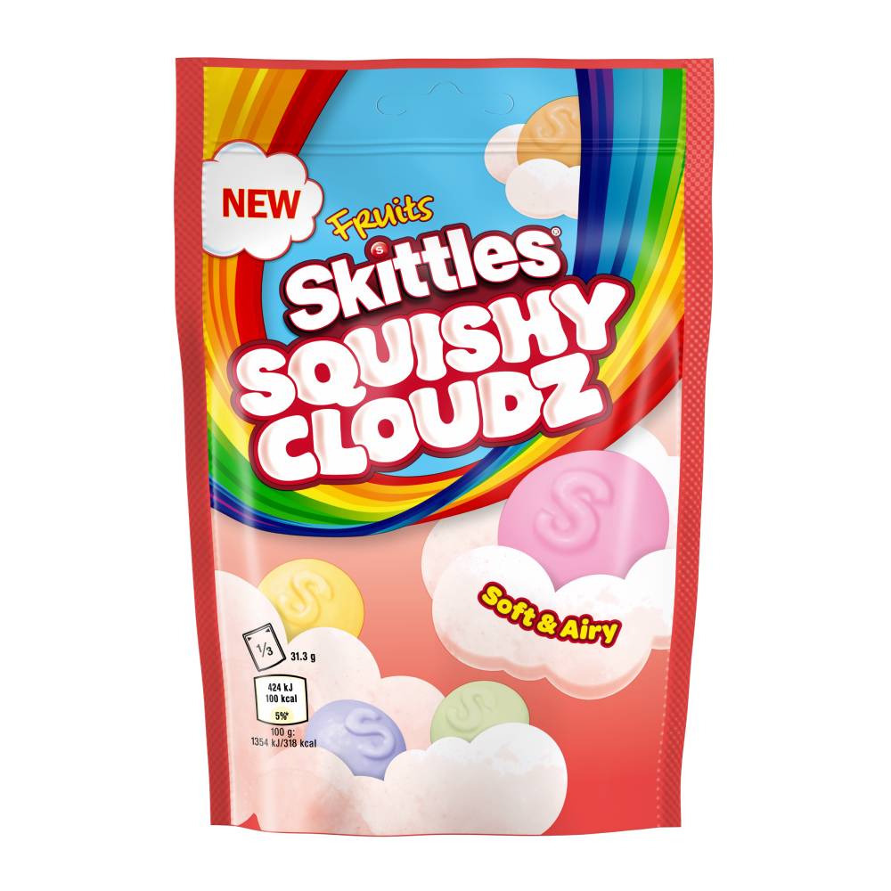 Skittles Fruits Squishy Cloudz