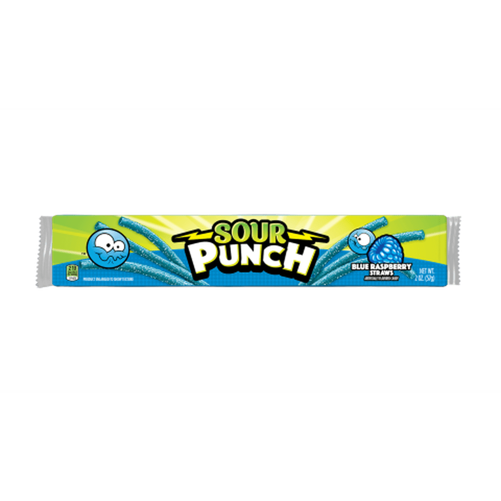Sour Punch Straws Blue Raspberry - My American Shop