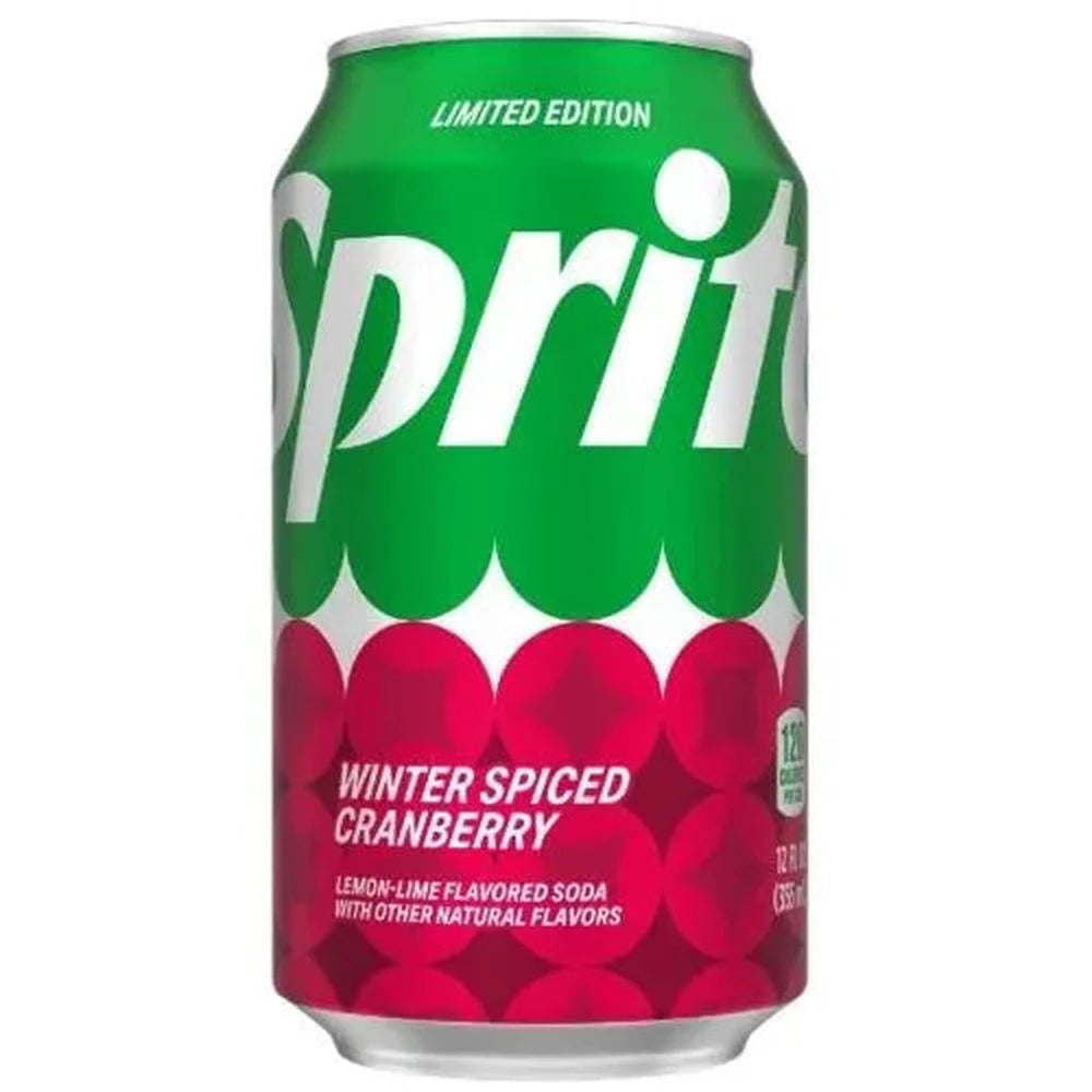 Sprite Winter Spiced Cranberry - My American Shop