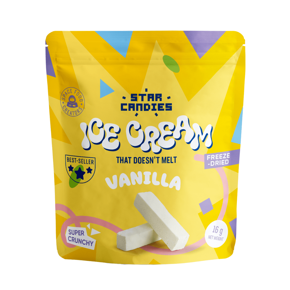 Star Candies Freeze-Dried Ice Cream Vanilla Small - My American Shop