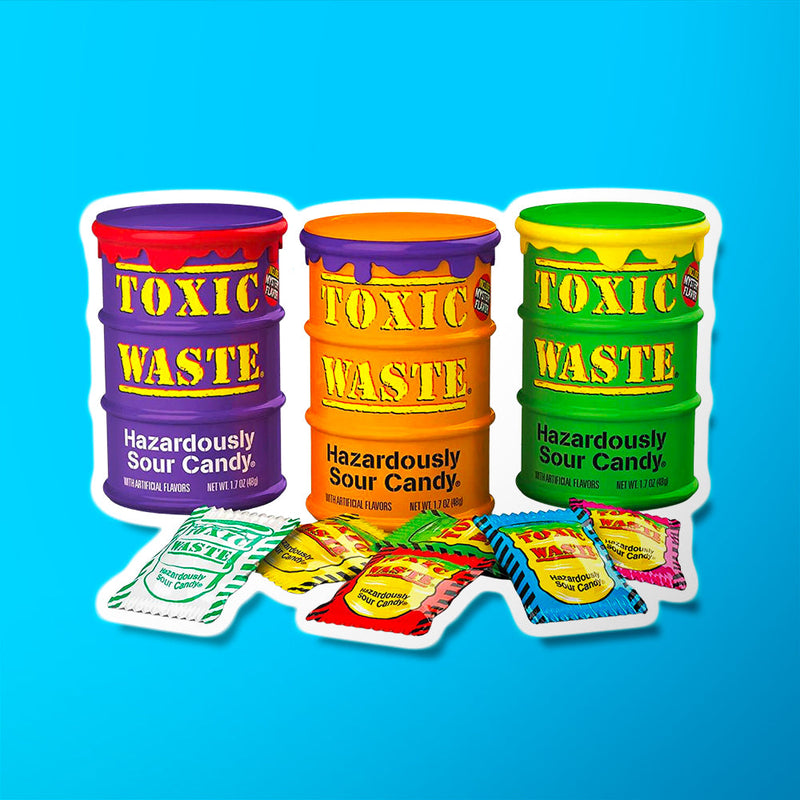Toxic Waste Hazardously Sour Candy My American Shop