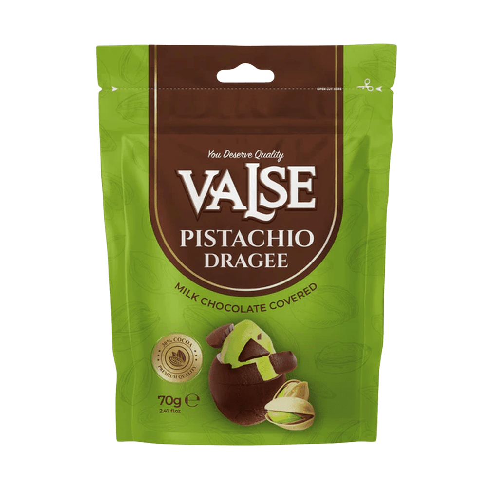 Valse Dragee Pistachio & Milk Chocolate - My American Shop