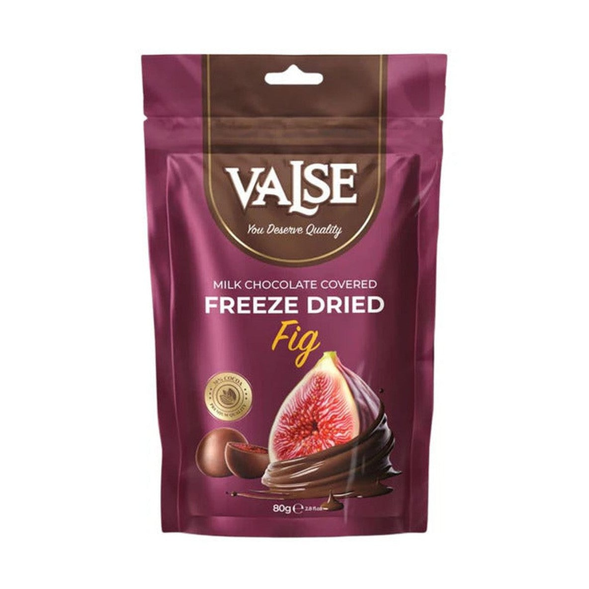 Valse Freeze Dried Fig & Milk Chocolate - My American Shop