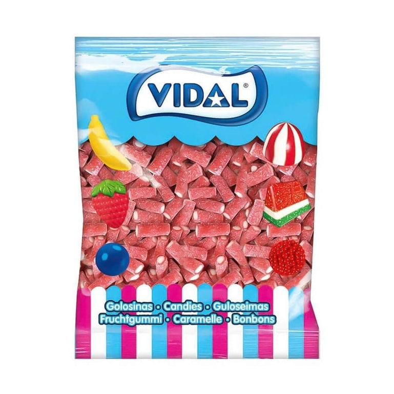 Vidal Sour Mini Pencils Strawberry