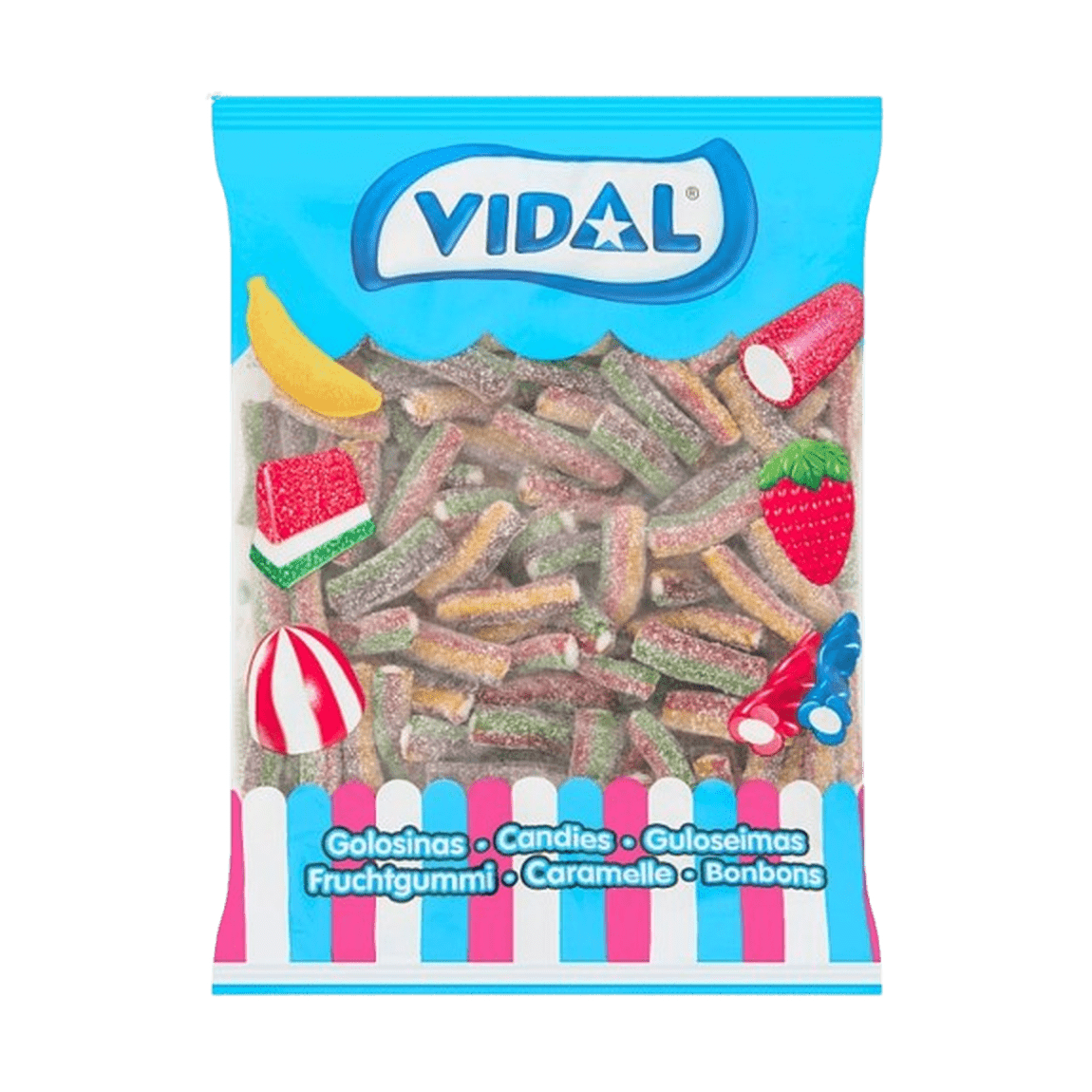 Vidal Mini Sour Pencils Rainbow - My American Shop