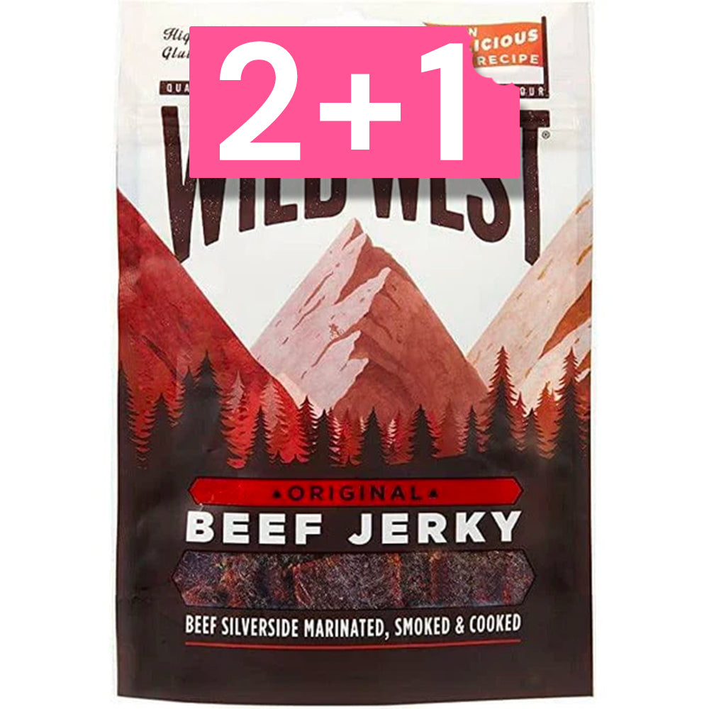 Wild West Beef Jerky Original Medium - My American Shop France