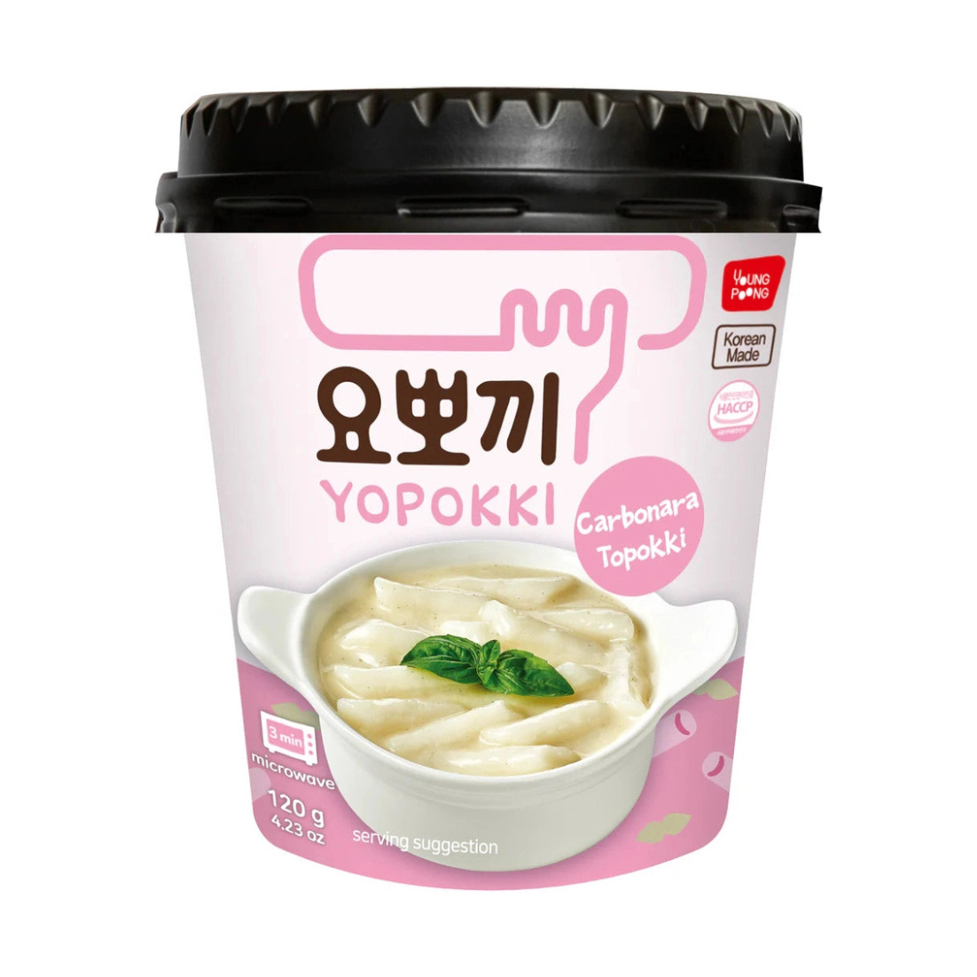 Youngpoong Yopokki Cup Topokki Carbonara - My American Shop