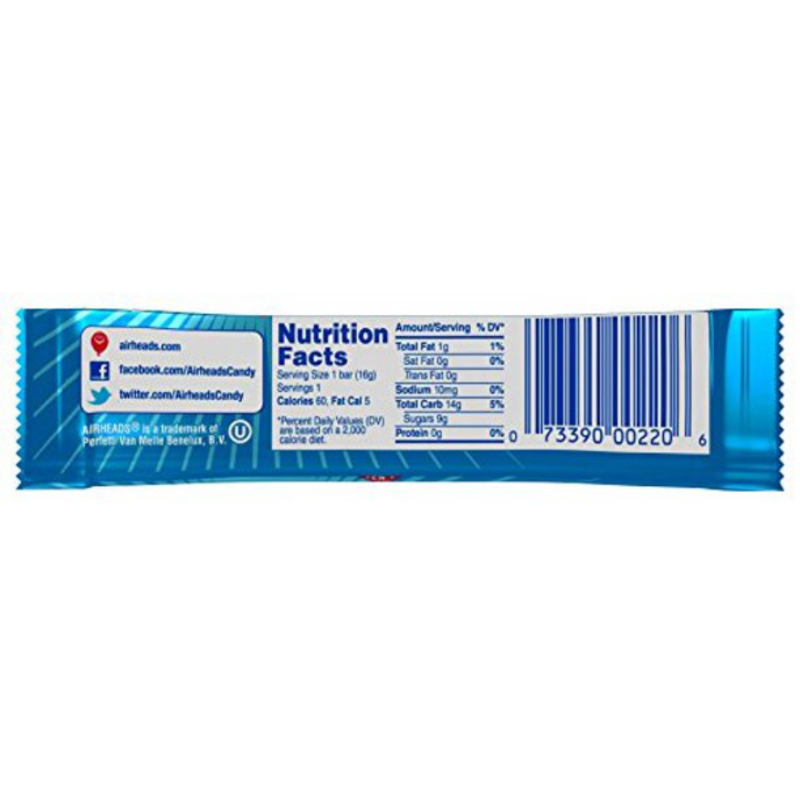 AIR HEADS FRAMBOISE BLEUE - My American Shop