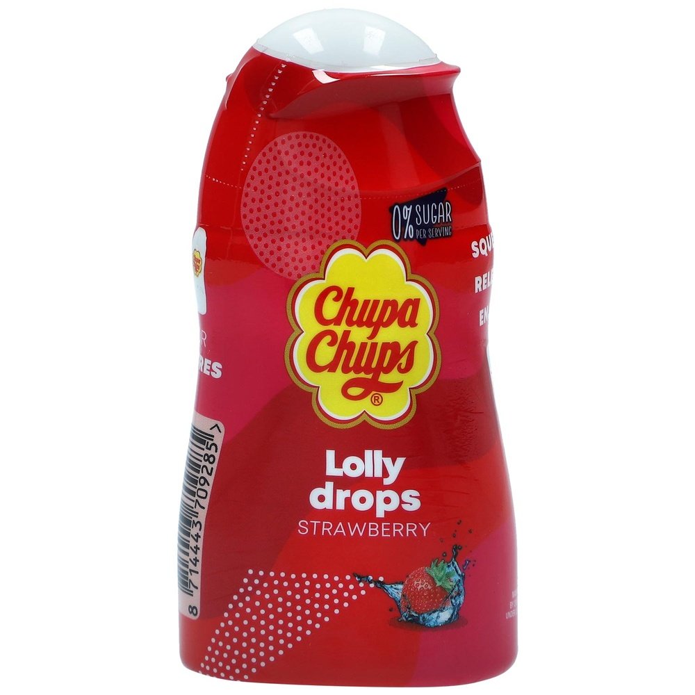Chupa Chups Lolly Drops Strawberry - My American Shop France