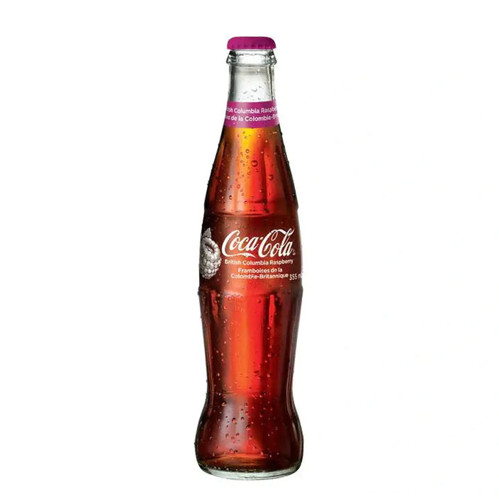 Coca Cola British Columbia Raspberry Glass - My American Shop France