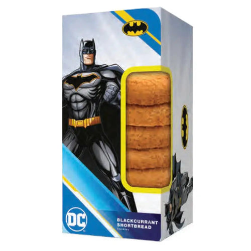 DC Super Hero Blackcurrent Shortbread Cookies - My American Shop France