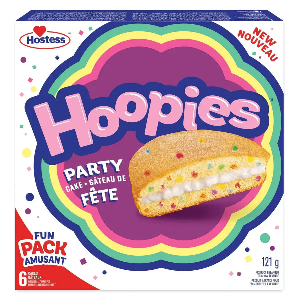 Hostess Hoopies Party Fun Pack 6 Cakes - My American Shop France