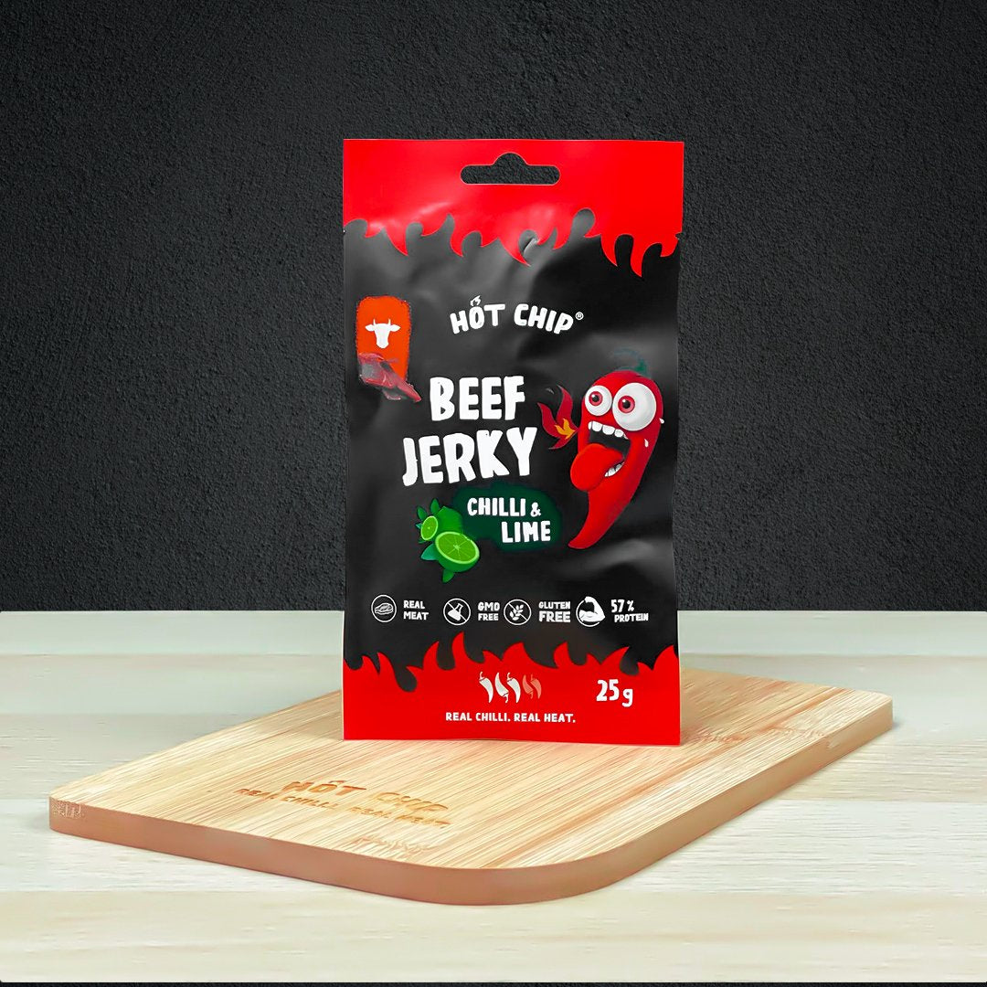 Hot Chip Beef Jerky Chilli & Lime - My American Shop France