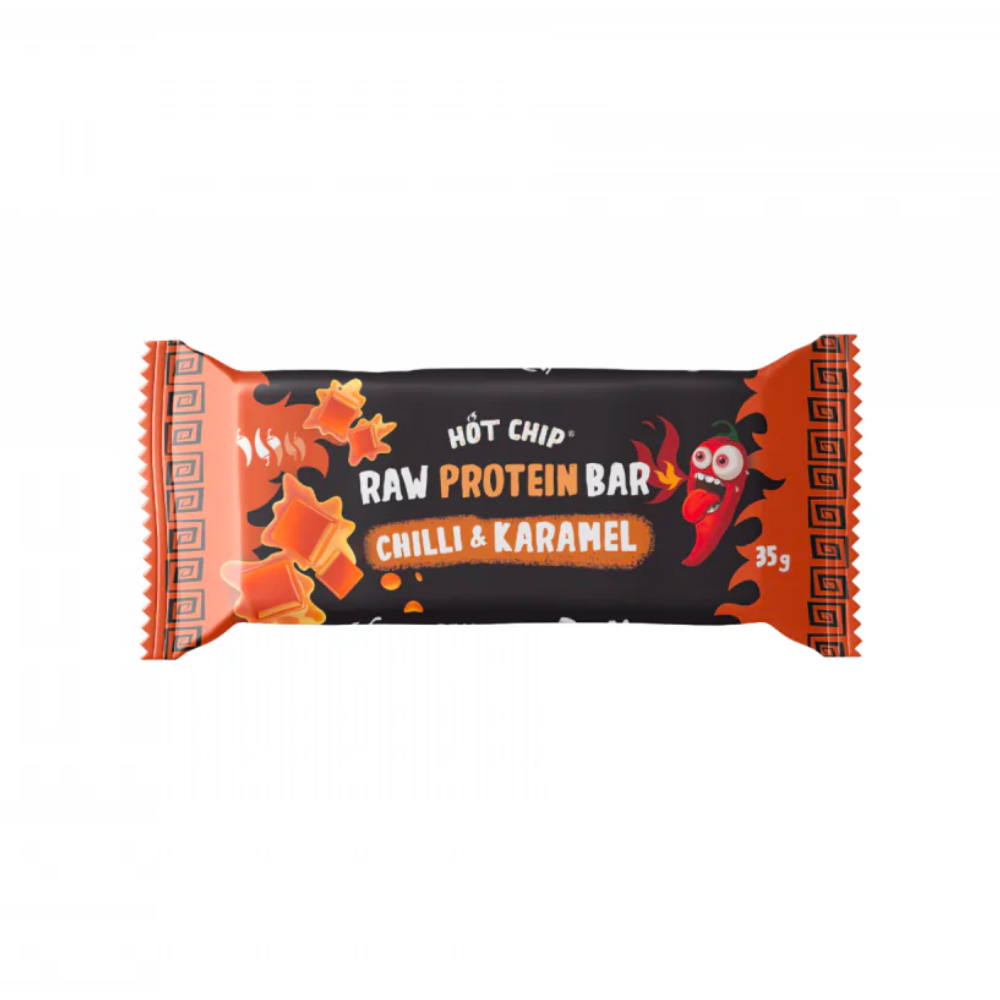 Hot Chip Raw Protein Bar Chilli & Caramel - My American Shop