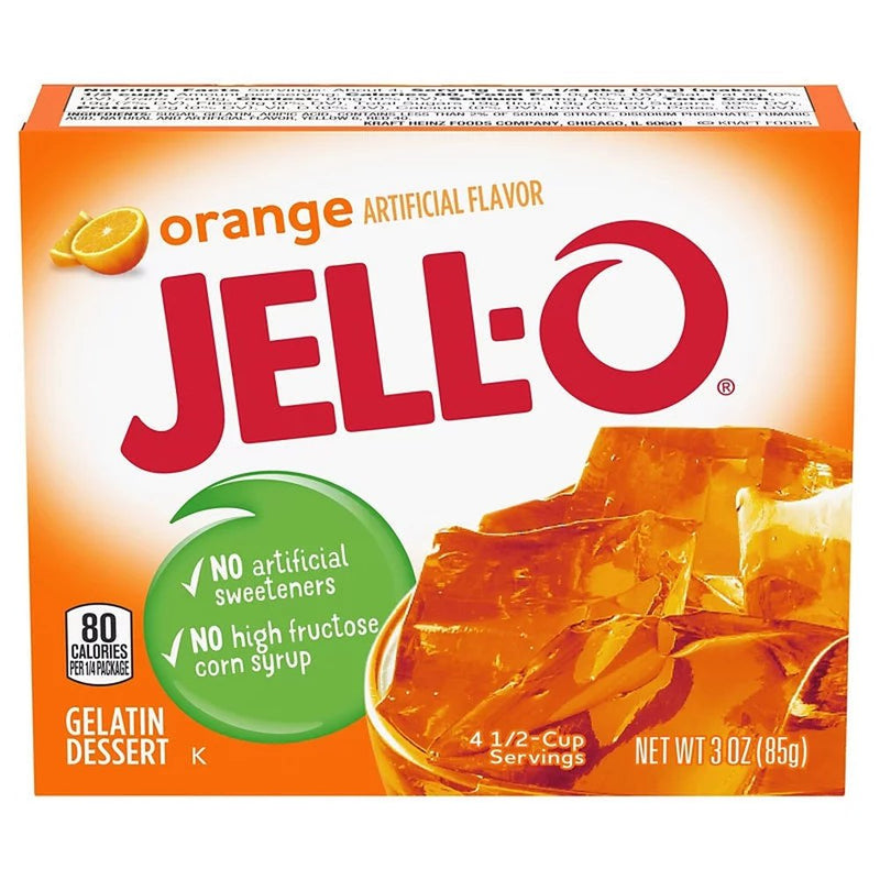 Jell-O Gelatin Orange - My American Shop