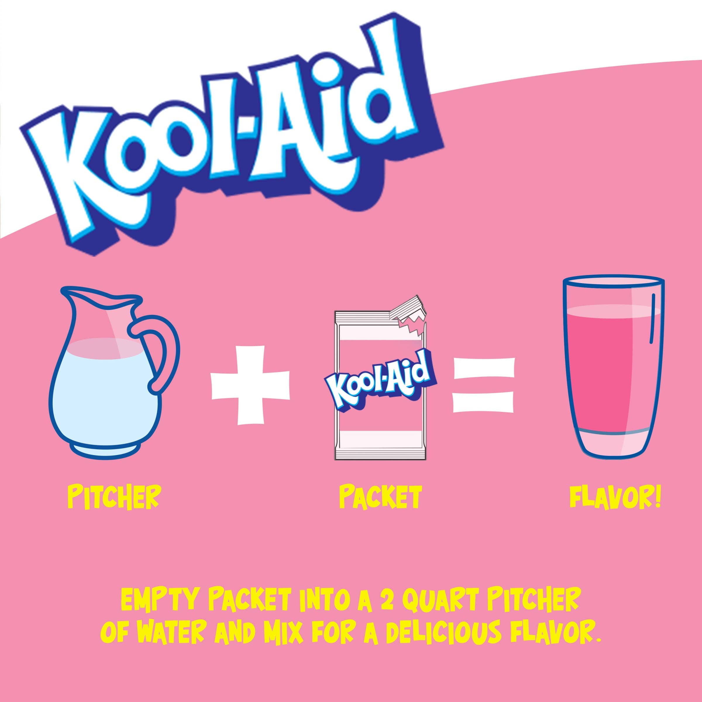 Kool Aid Pink Lemonade (6 Sachets) - My American Shop