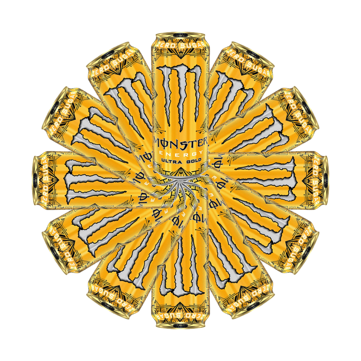 Monster Ultra Gold Pineapple Zero Sugar - My American Shop