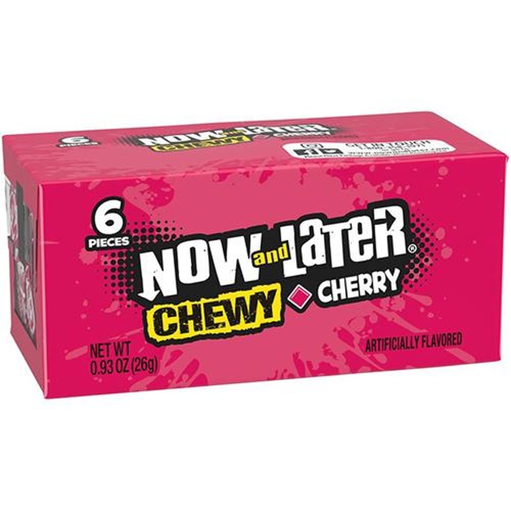 NOW & LATER CHEWY CHERRY - My American Shop