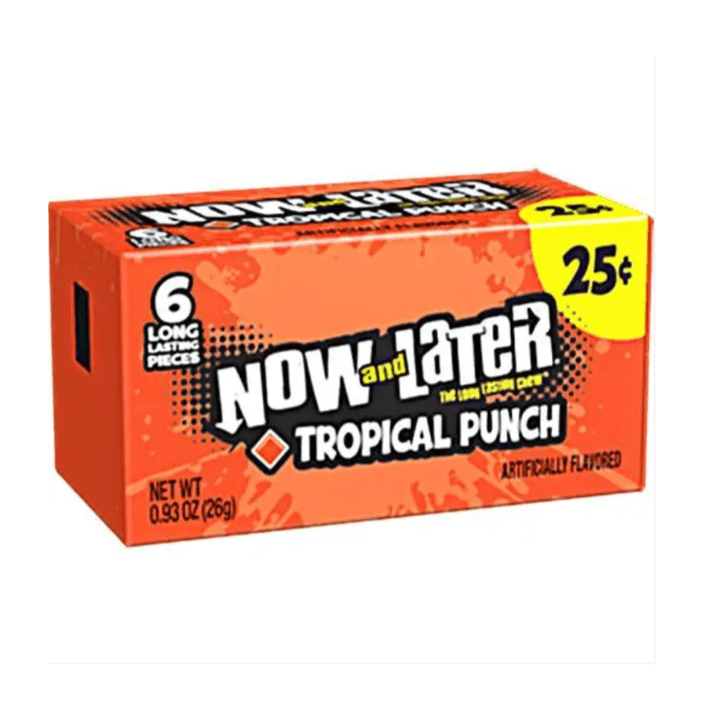 Now And Later The Long Lasting Chew Tropical Punch - My American Shop France