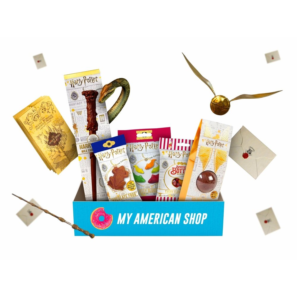 MY AMERICAN MARKET BOX AMERICAINE (contient 10 produits) - Assortiment de  produits américains