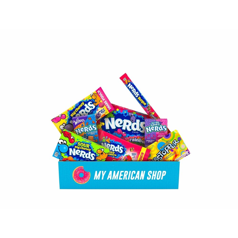 Boîte de Mix de nerds, Bonbon américain, Bonbon américain, Rainbow  -en-ciel de nerd