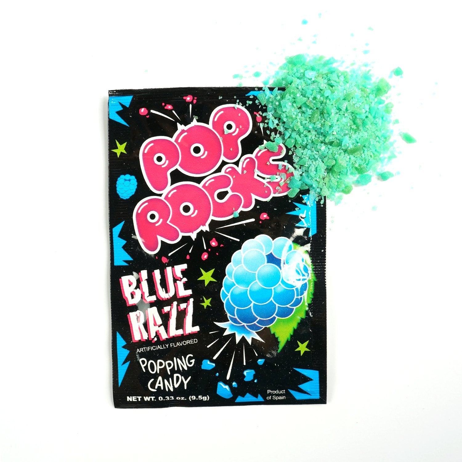POP ROCKS BONBONS PÉTILLANTS À LA FRAMBOISE BLEUE - My American Shop