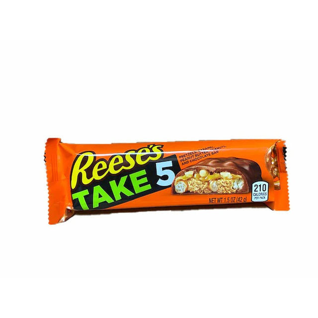 Reese's Take 5 Pretzels & Caramel Chocolate Peanut Butter Candy Bar - My American Shop